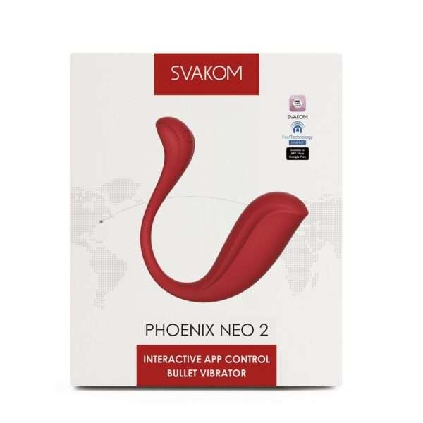 Svakom Phoenix Neo 2 Interactive App Controlled Vibrator - Image 5