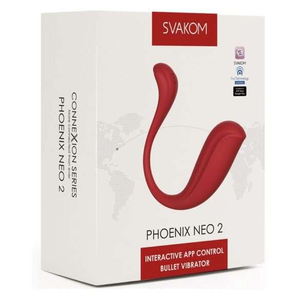 Svakom Phoenix Neo 2 Interactive App Controlled Vibrator - Image 6