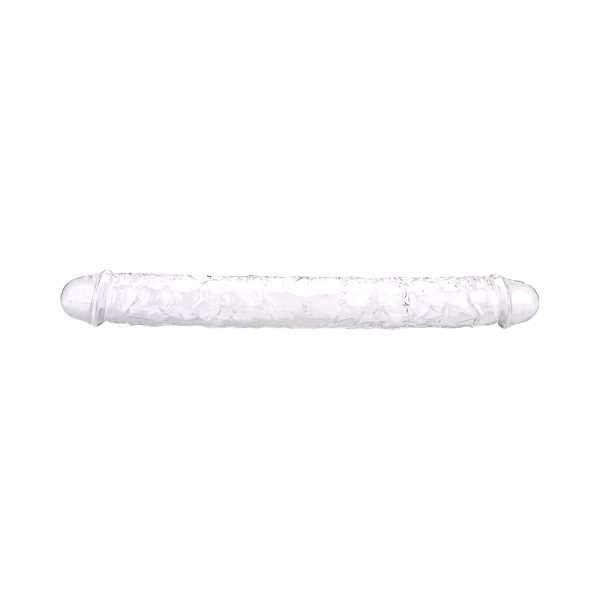 Loving Joy 15 Inch Double Ended Dildo Clear - Image 4
