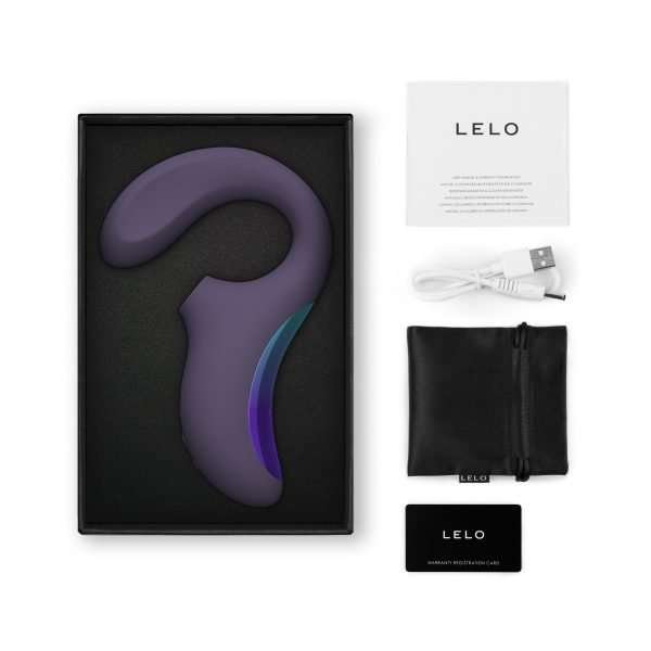 LELO Enigma Wave Dual Stimulation Sonic Massager Cyber Purple - Image 5