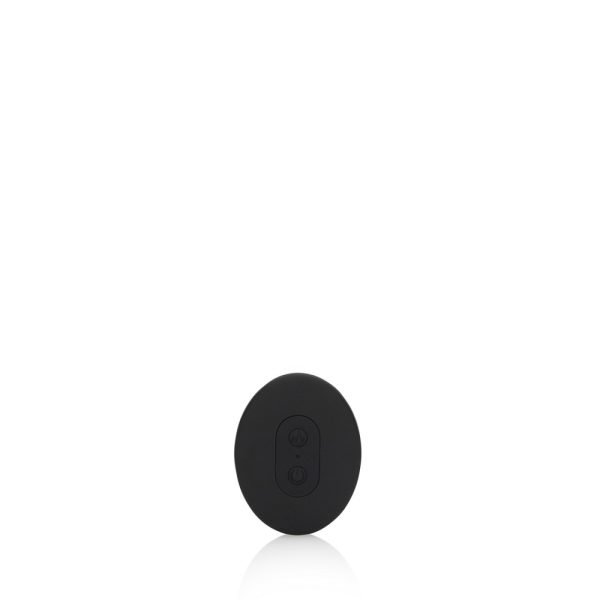 Beaded Vibrating Anal Plug with Remote Control Black - Image 9