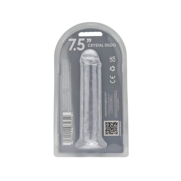 Loving Joy 7.5 Inch Suction Cup Dildo Clear - Image 8