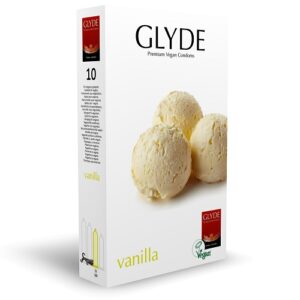 Glyde Ultra Vanilla Vegan Condoms 10 Pack